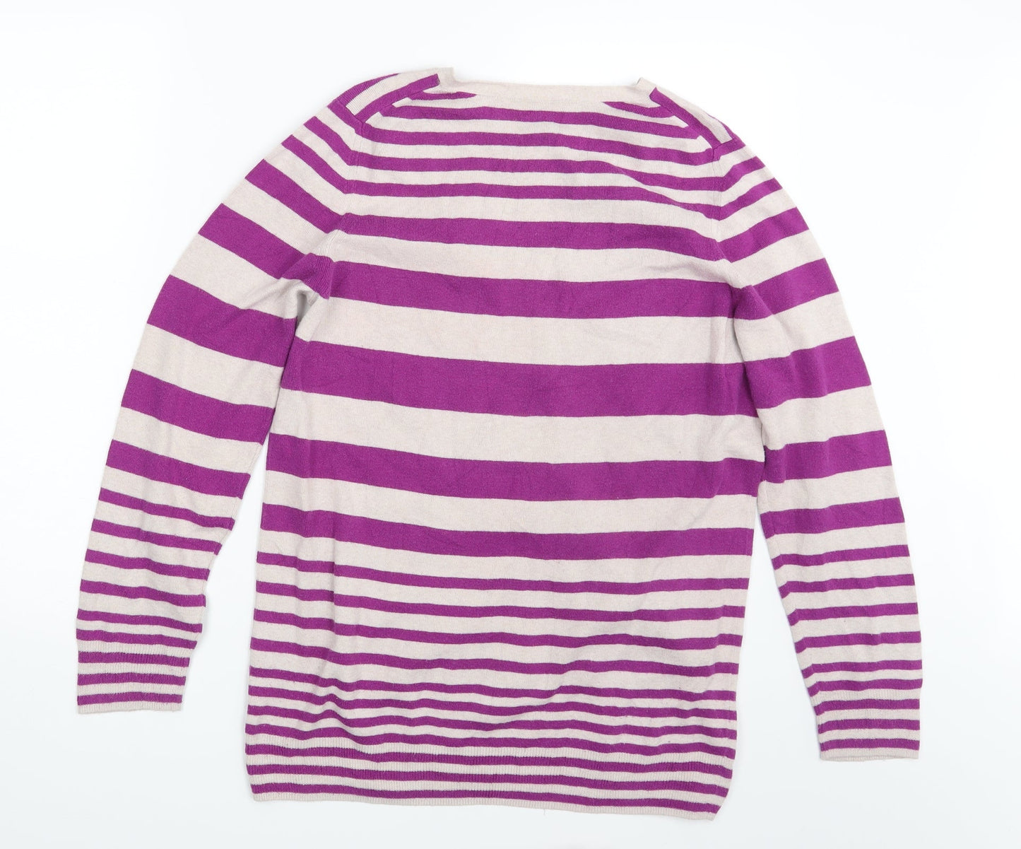Womens UK Size One Size Preworn Multicoloured Pullover Jumper
