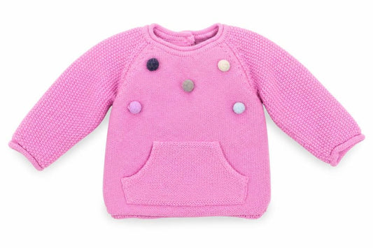 Nutmeg Girls Pink   Pullover Jumper Size 3-6 Months