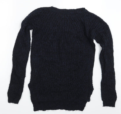 Womens UK Size S New Look Blue Pullover Jumper