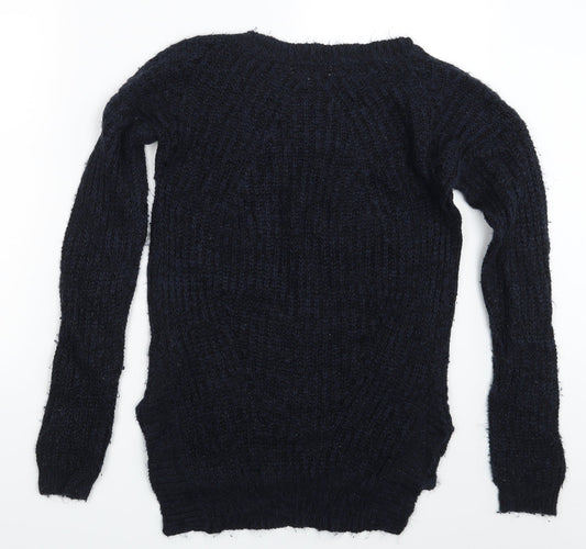 Womens UK Size S New Look Blue Pullover Jumper
