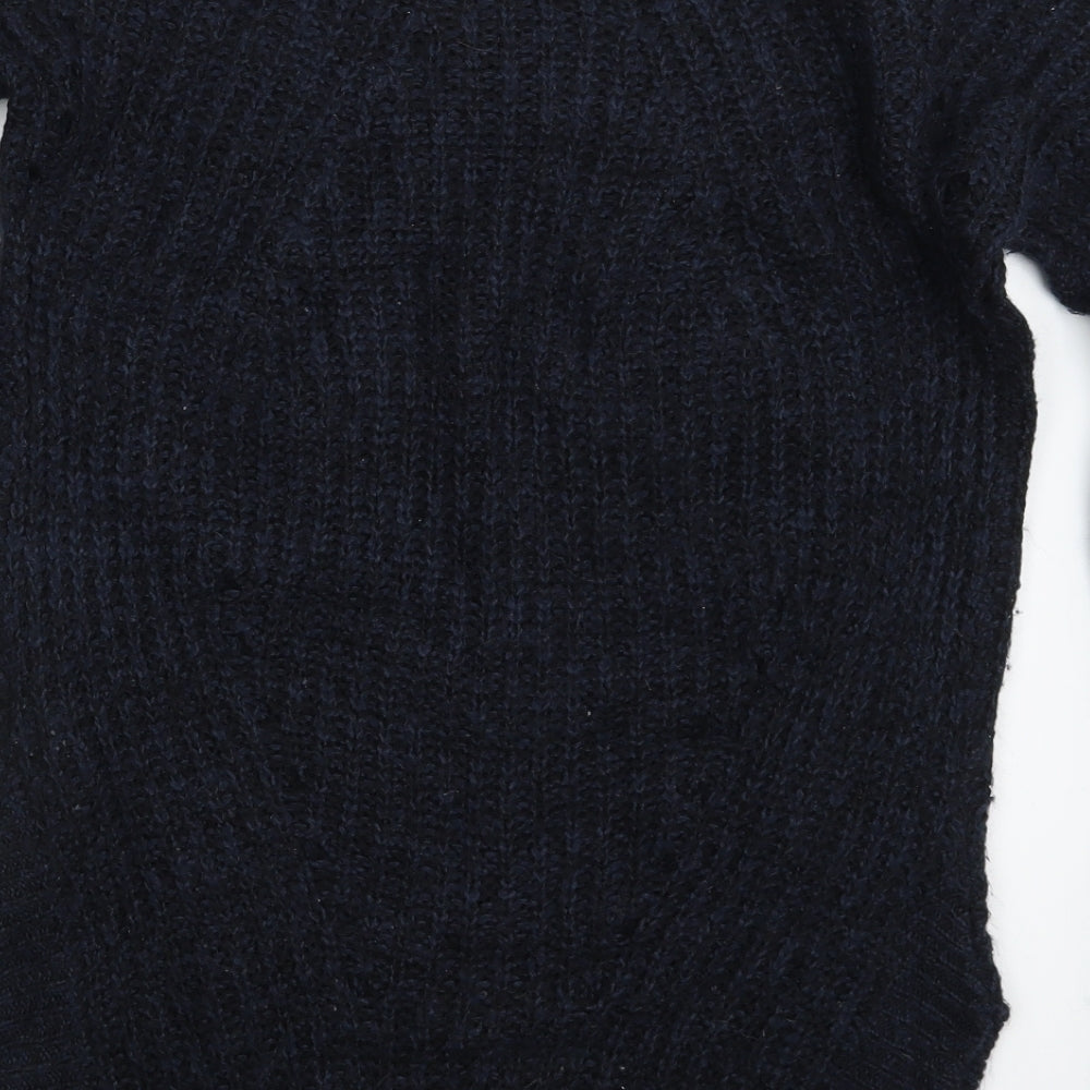 Womens UK Size S New Look Blue Pullover Jumper
