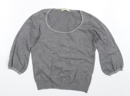 Womens UK Size 12 M&S Grey Pullover Jumper