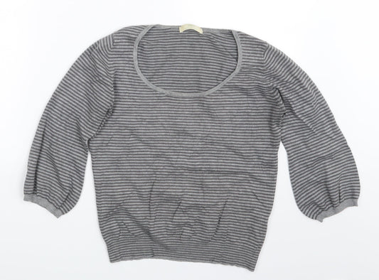 Womens UK Size 12 M&S Grey Pullover Jumper