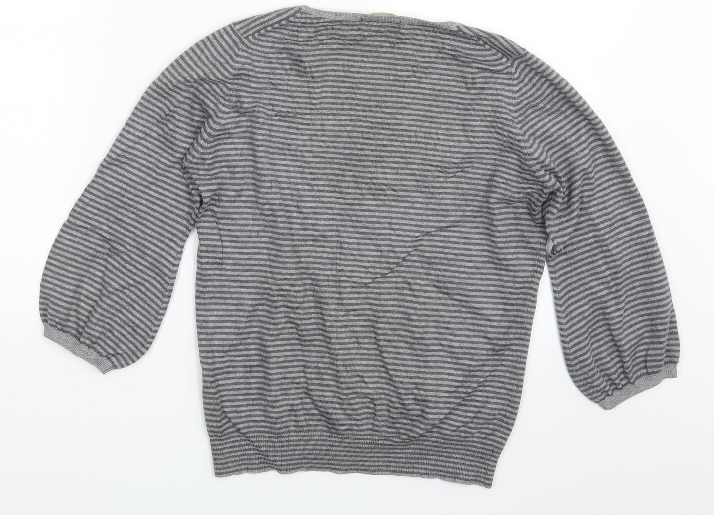 Womens UK Size 12 M&S Grey Pullover Jumper