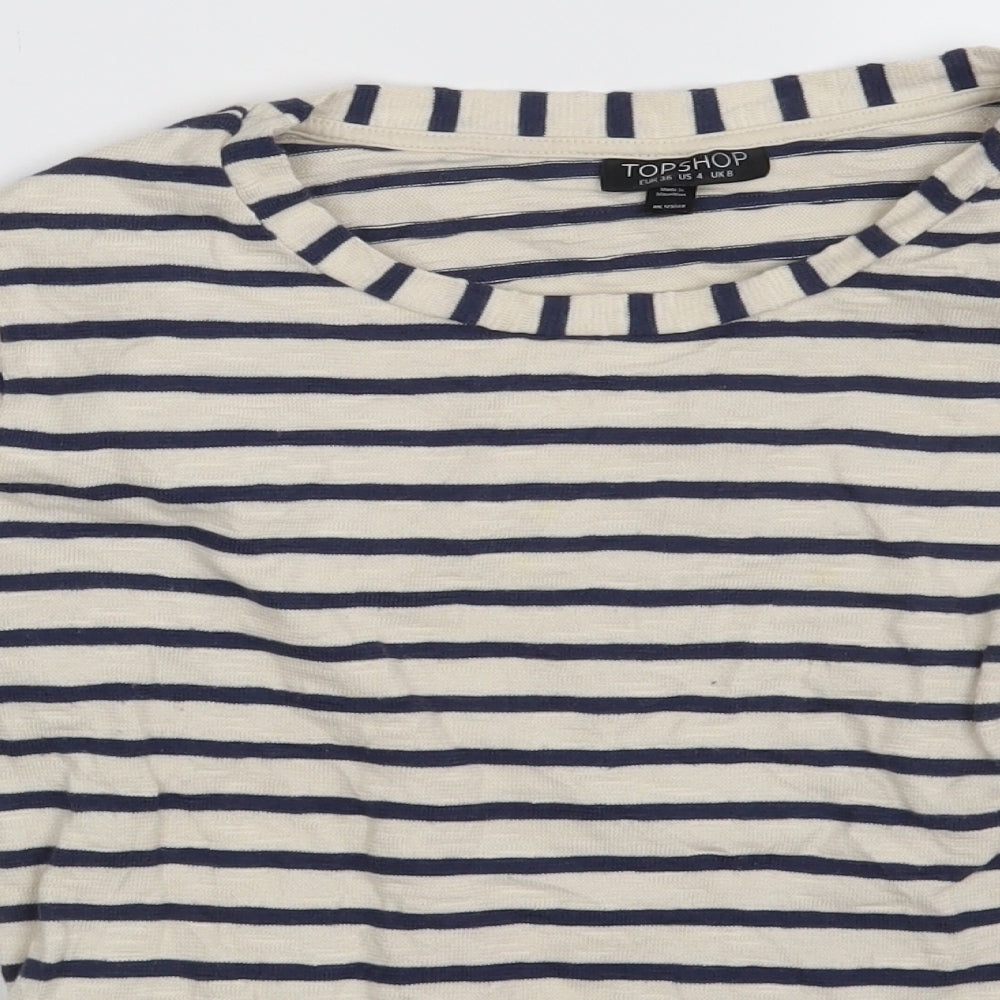 Womens UK Size 8 Topshop Multicoloured Pullover Jumper