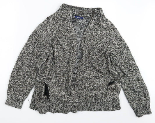 Casual Club Womens Grey   Full Zip Jumper One Size