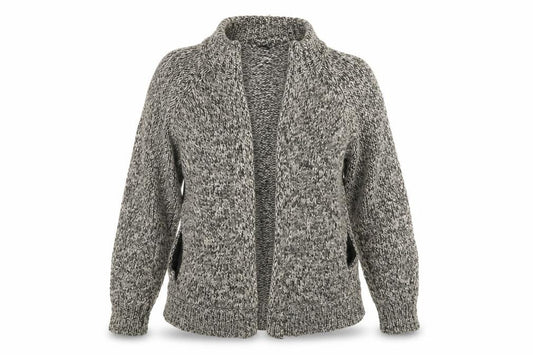 Womens UK Size One Size Casual Club Grey Full Zip Jumper