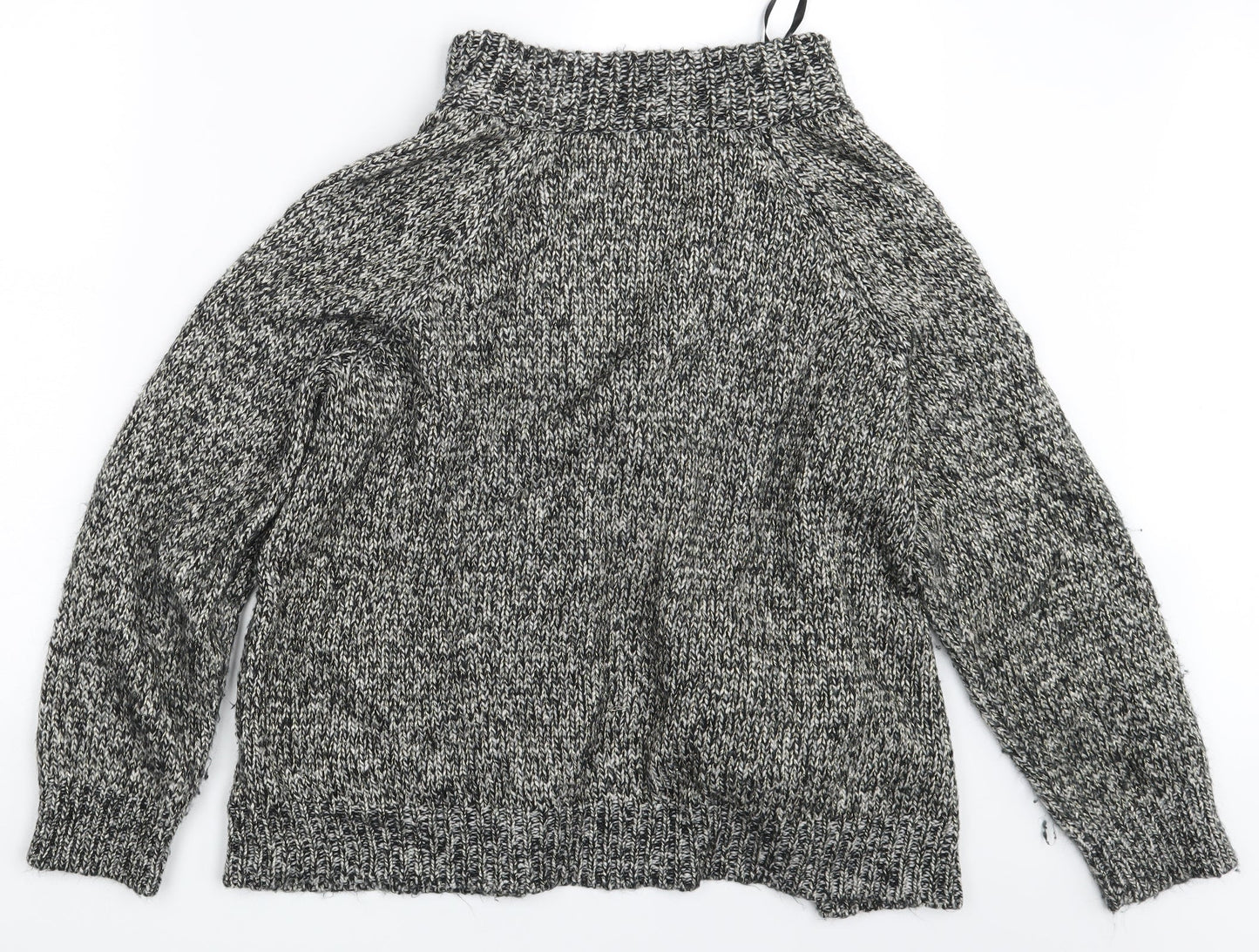 Womens UK Size One Size Casual Club Grey Full Zip Jumper