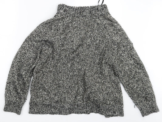 Casual Club Womens Grey   Full Zip Jumper One Size