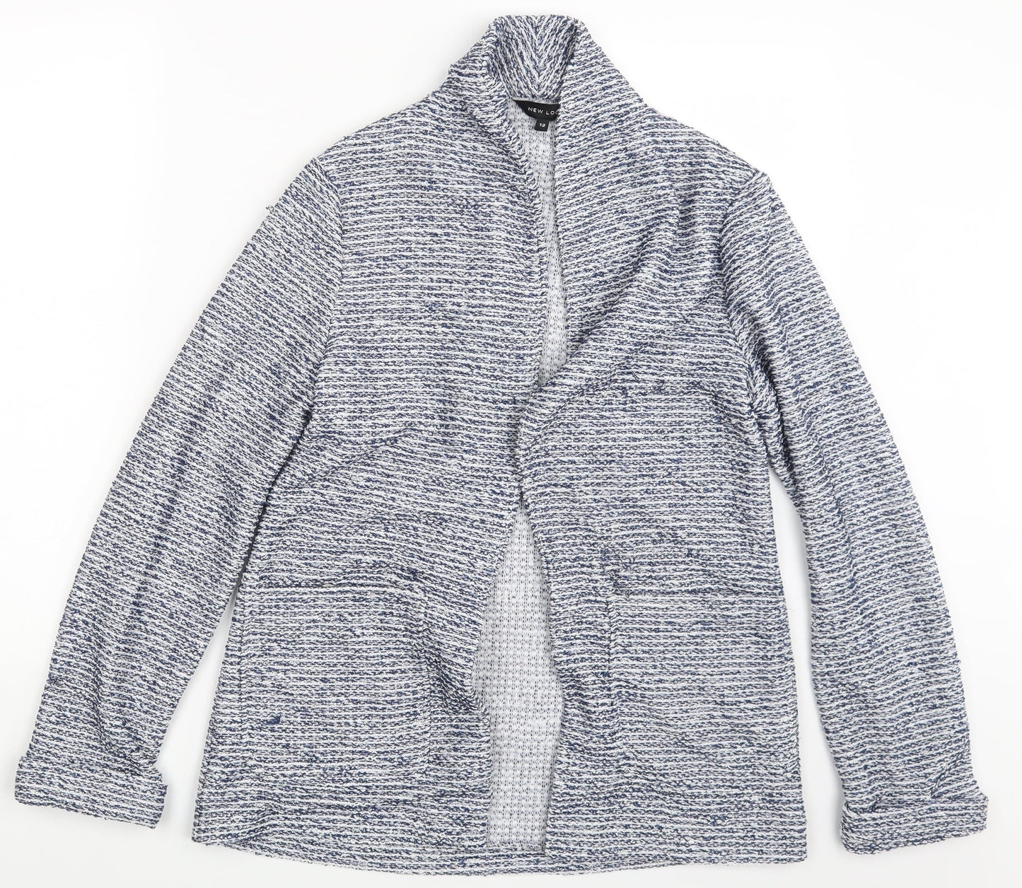Womens UK Size 12 New Look Blue Cardigan Jumper