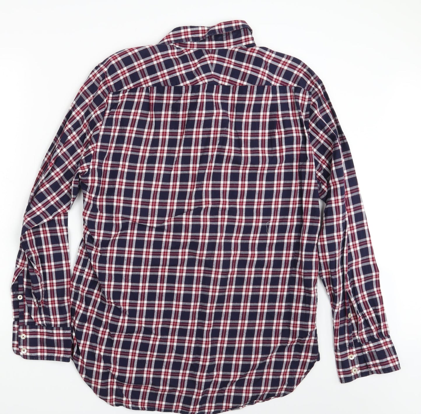 Mens UK Size One Size Herringbone Multicoloured  Button-Up Long Sleeve Casual Sh