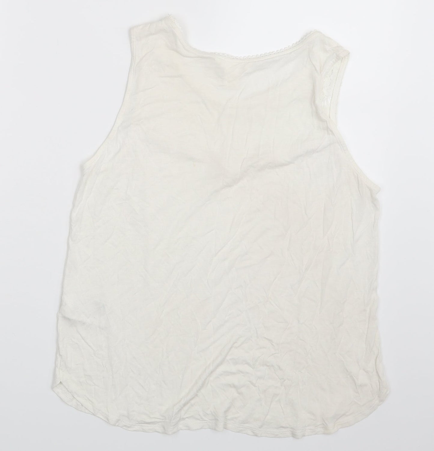 Womens UK Size M H&M Ivory Camisole Blouse