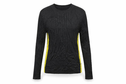 Marks & Spencer Womens Grey Striped Knit Pullover Jumper Size 10