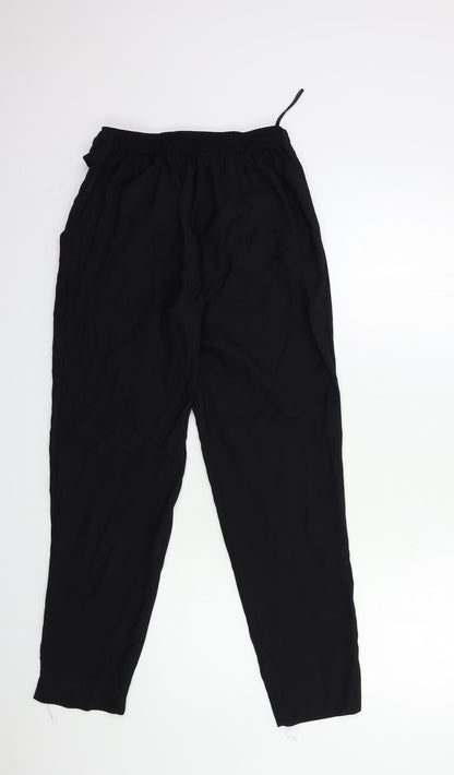 Womens UK Size 8 Very Regular Fit  Black Trousers