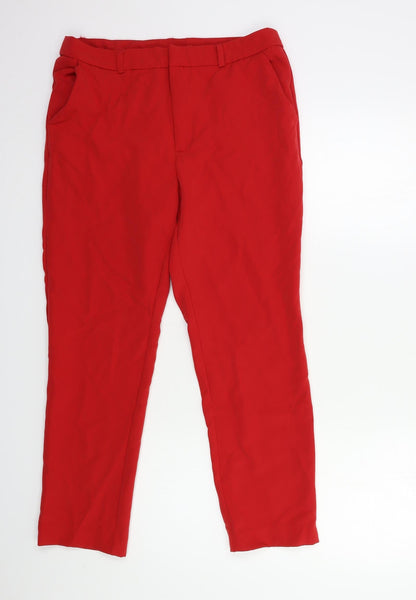 Womens UK Size 30 in Preworn Regular Fit  Red Trousers