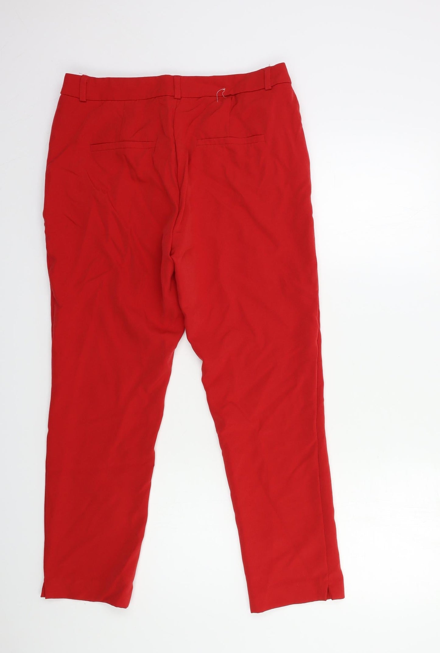 Womens UK Size 30 in Preworn Regular Fit  Red Trousers