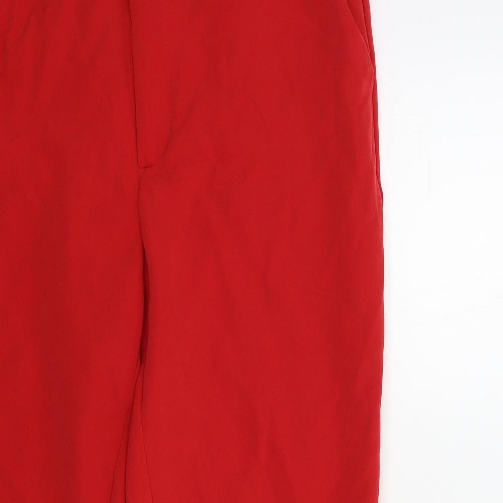 Womens UK Size 30 in Preworn Regular Fit  Red Trousers