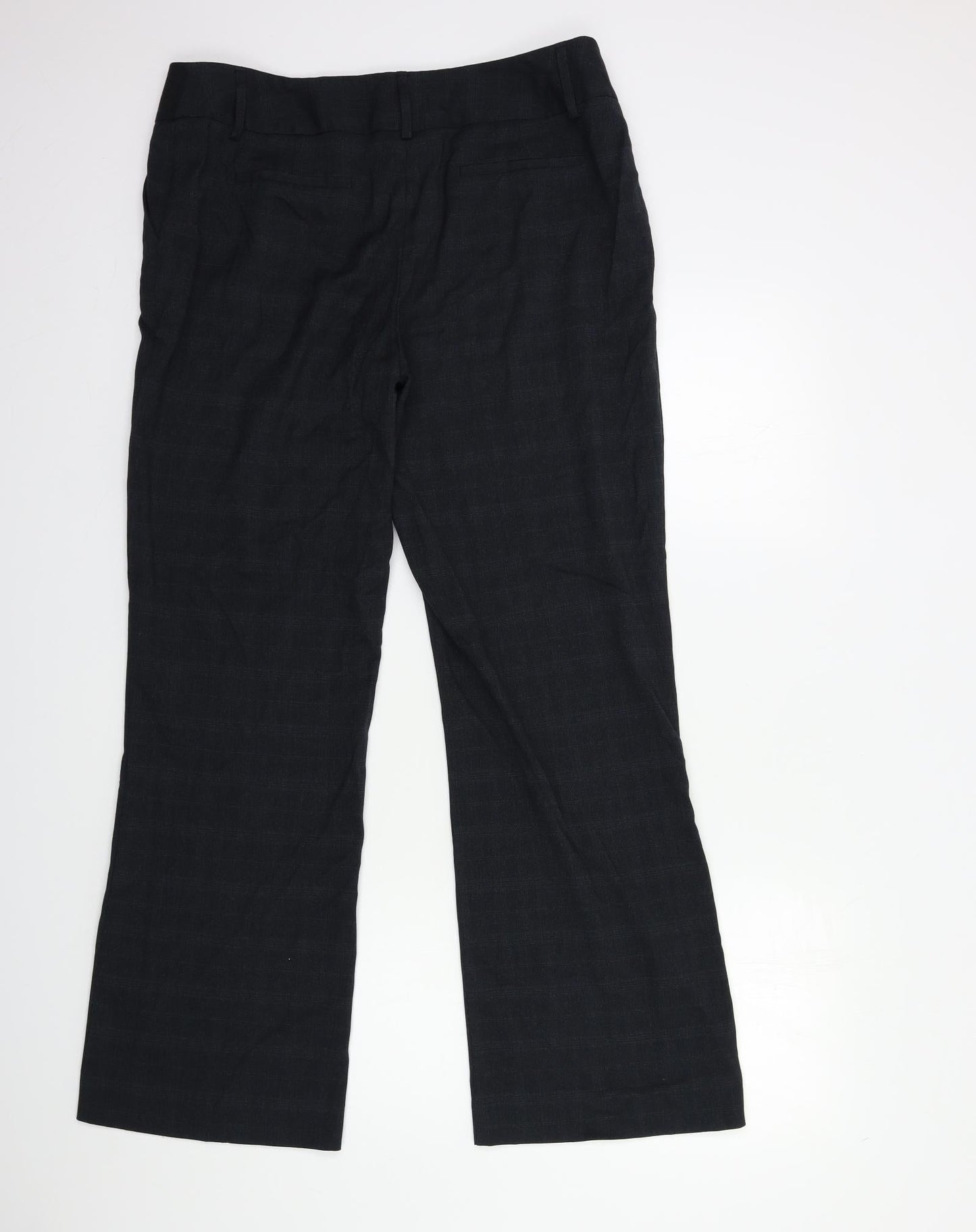 Womens UK Size 14 Papaya Regular Fit  Black Trousers