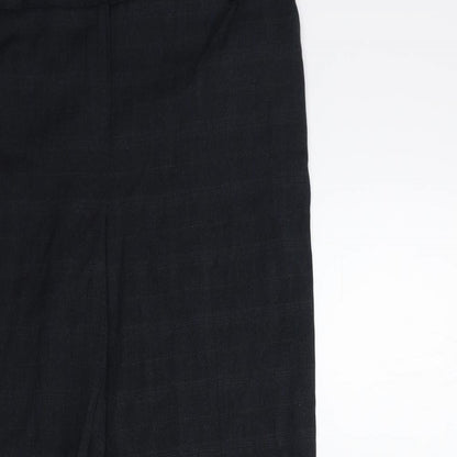 Womens UK Size 14 Papaya Regular Fit  Black Trousers