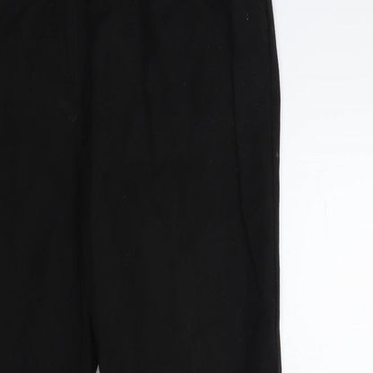 Womens UK Size 10 Papaya Regular Fit  Black Trousers