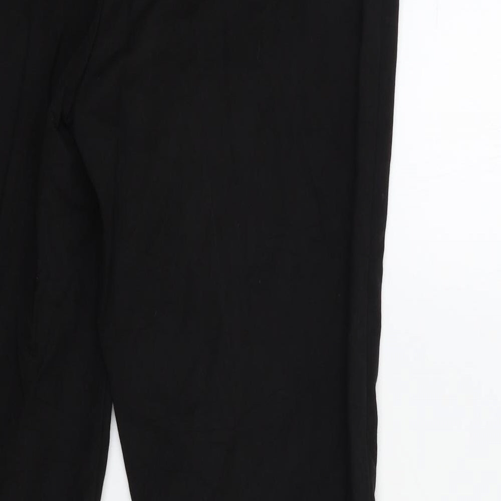 Womens UK Size 10 Papaya Regular Fit  Black Trousers