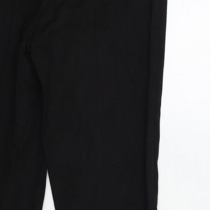 Womens UK Size 10 Papaya Regular Fit  Black Trousers
