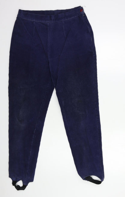 Womens UK Size 30 in Preworn Regular Fit  Blue Trousers