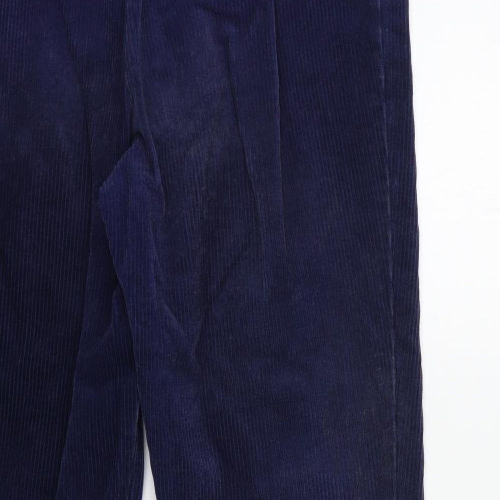 Womens UK Size 30 in Preworn Regular Fit  Blue Trousers