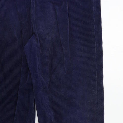 Womens UK Size 30 in Preworn Regular Fit  Blue Trousers