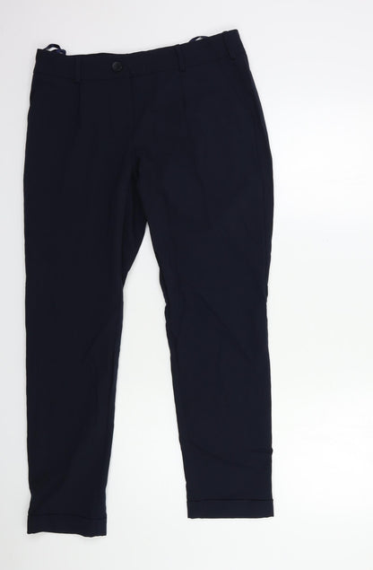 New Look Womens Blue   Trousers  Size 12 L29 in