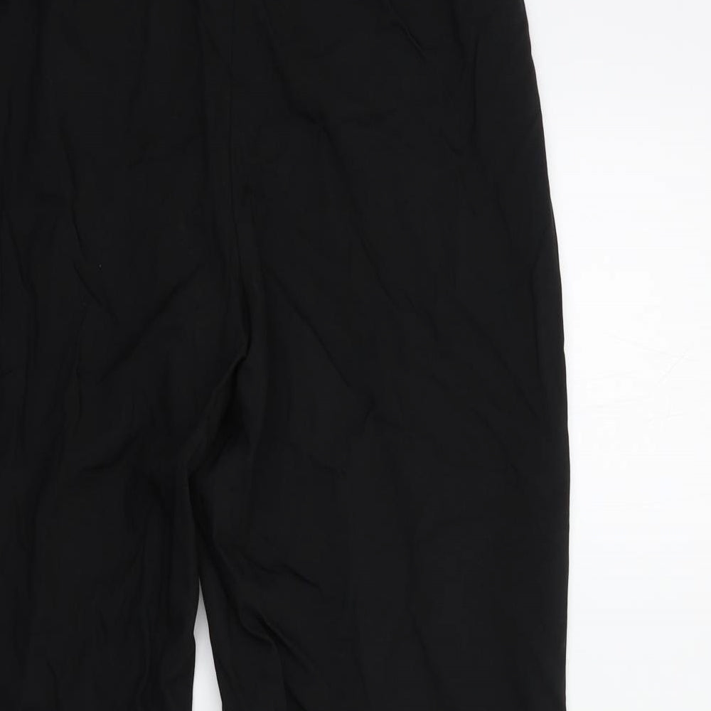 Womens UK Size 30 in Preworn Regular Fit  Black Trousers