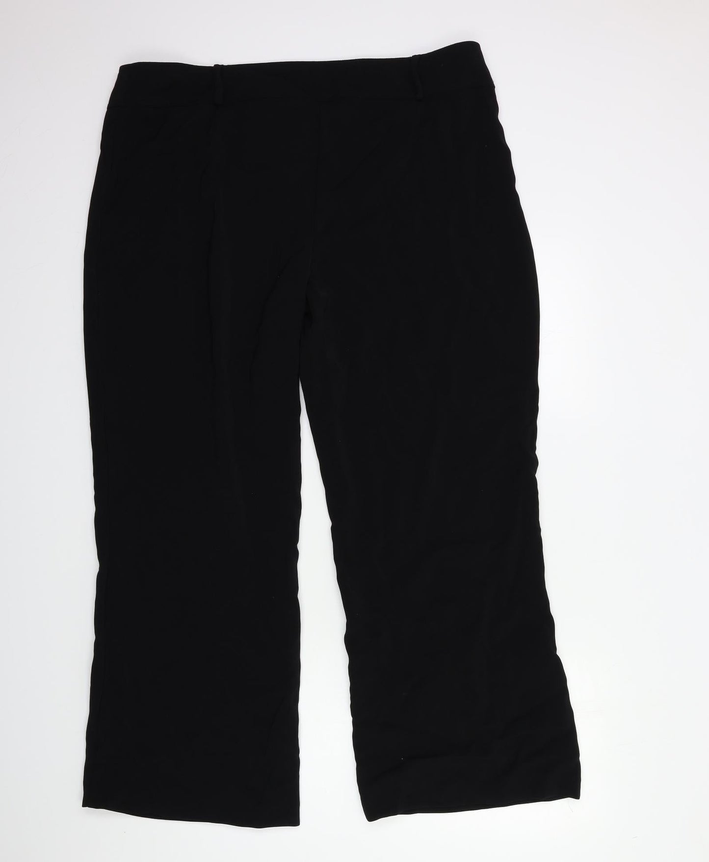 AMARANTO Womens Black   Trousers  Size 20 L30 in