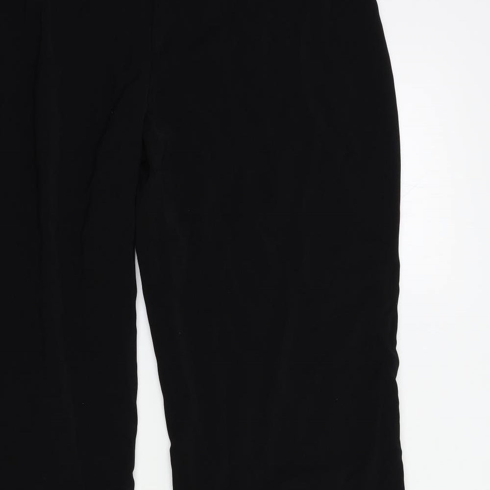 AMARANTO Womens Black   Trousers  Size 20 L30 in