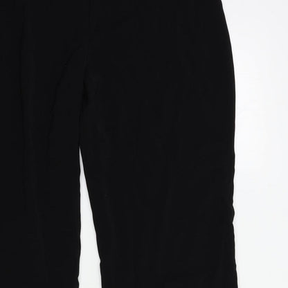 AMARANTO Womens Black   Trousers  Size 20 L30 in