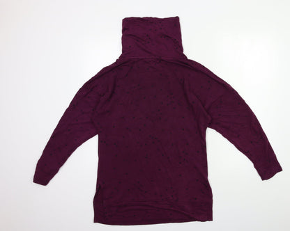 Day Dreams Womens Purple Geometric  Top Pyjama Top Size 8