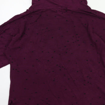 Day Dreams Womens Purple Geometric  Top Pyjama Top Size 8