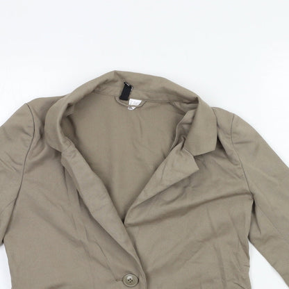 Womens UK Size 6 H&M Grey Jacket