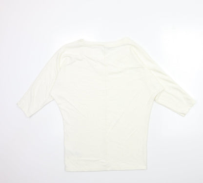 Womens UK Size 10 Dorothy Perkins White Pullover Jumper
