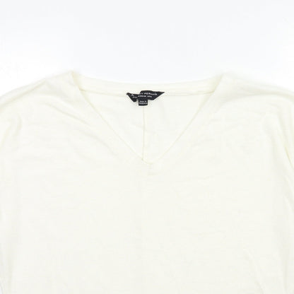 Womens UK Size 10 Dorothy Perkins White Pullover Jumper