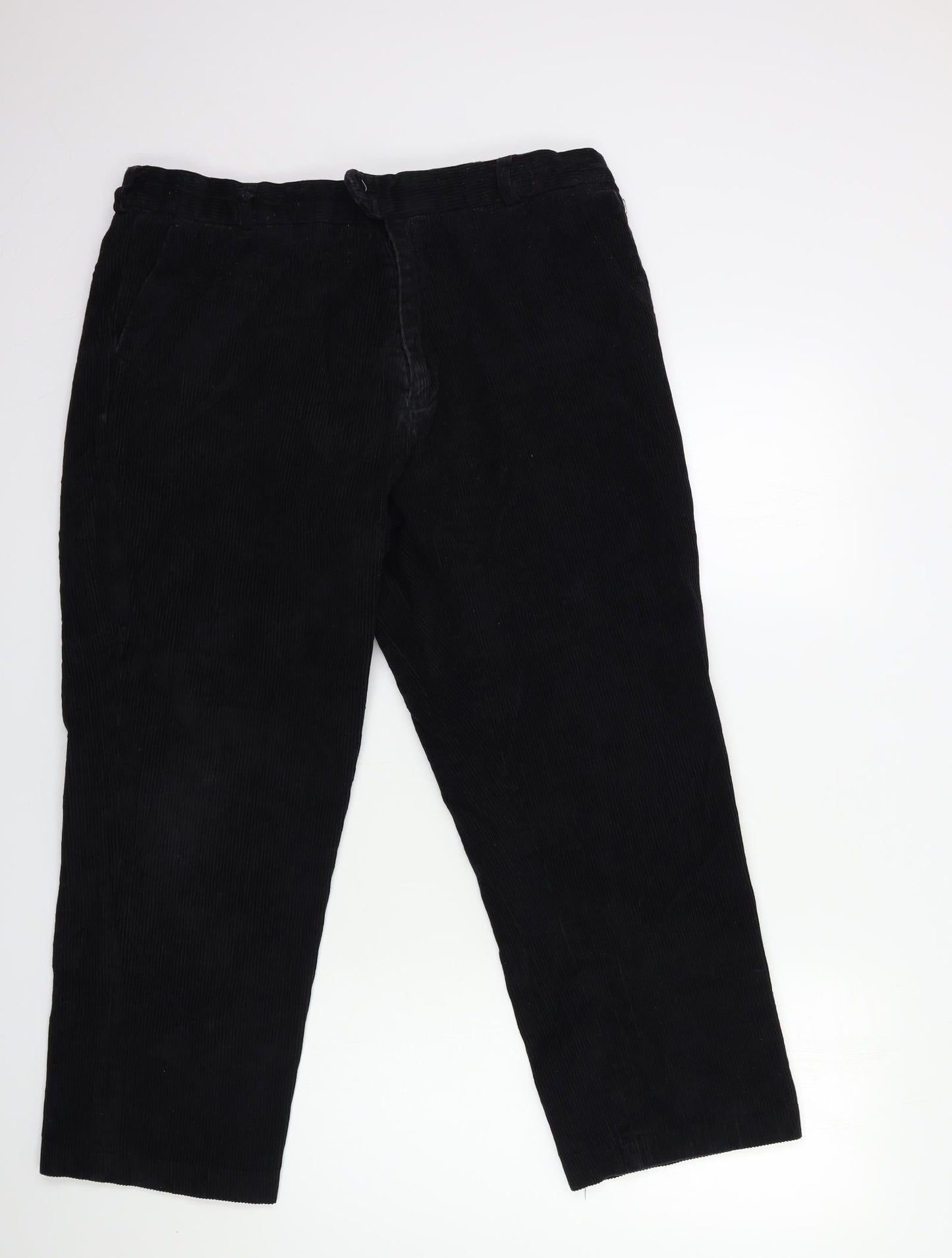 Womens UK Size 36 in Preworn Regular Fit  Black Trousers