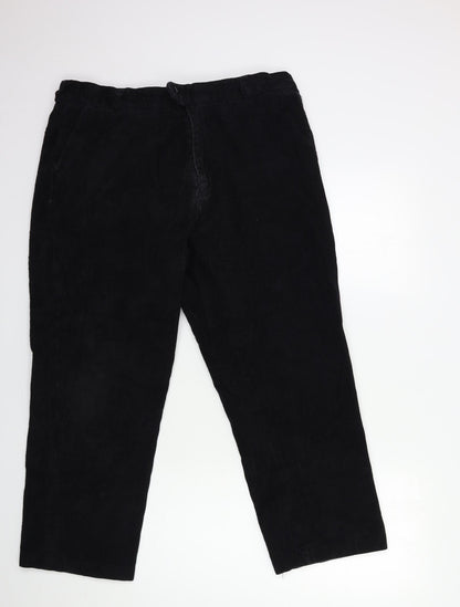Womens UK Size 36 in Preworn Regular Fit  Black Trousers