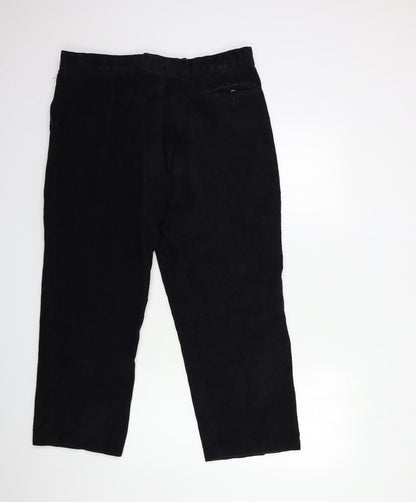 Womens UK Size 36 in Preworn Regular Fit  Black Trousers