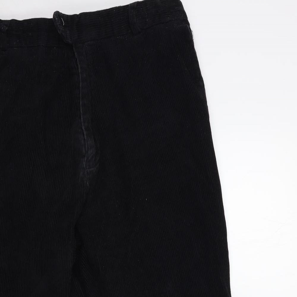 Womens UK Size 36 in Preworn Regular Fit  Black Trousers
