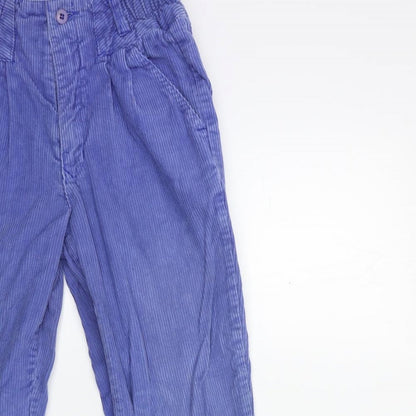 Womens UK Size 23 in Preworn Regular Fit  Blue Trousers