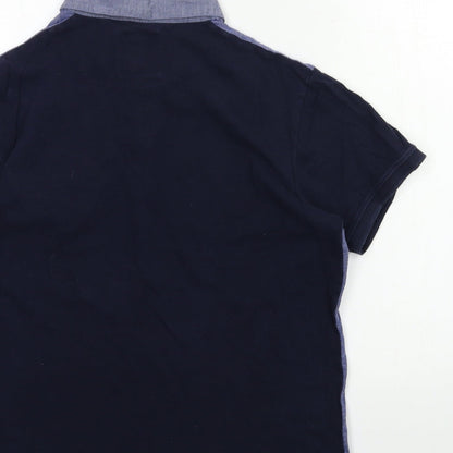 Nanny State Mens Blue    Polo Size M