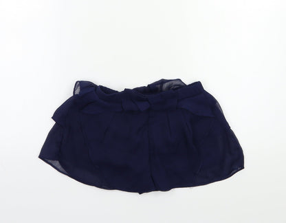Preworn Girls Blue   Sailor Shorts Size 7-8 Years