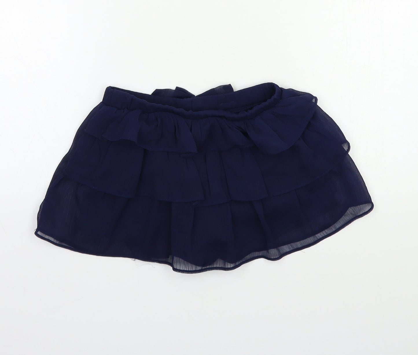 Preworn Girls Blue   Sailor Shorts Size 7-8 Years