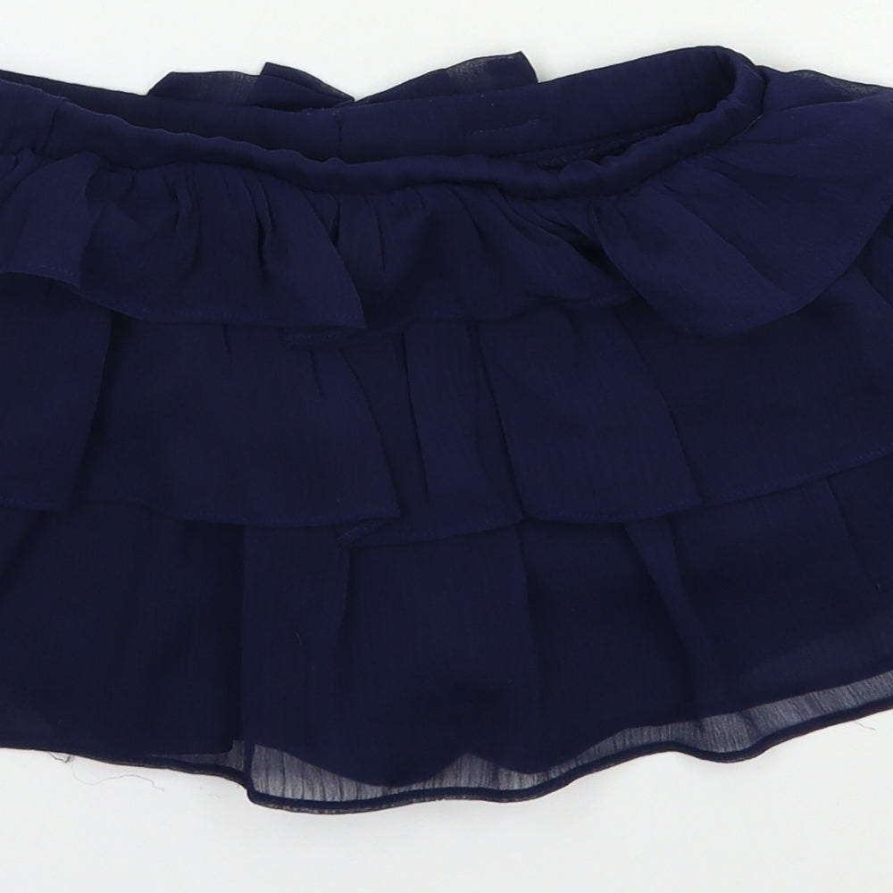Preworn Girls Blue   Sailor Shorts Size 7-8 Years