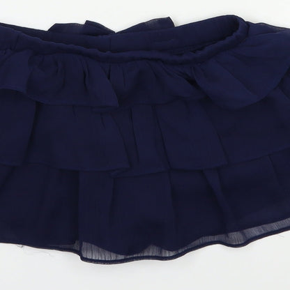 Preworn Girls Blue   Sailor Shorts Size 7-8 Years