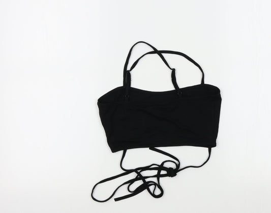 SheIn Womens Black Colourblock  Basic T-Shirt Size S